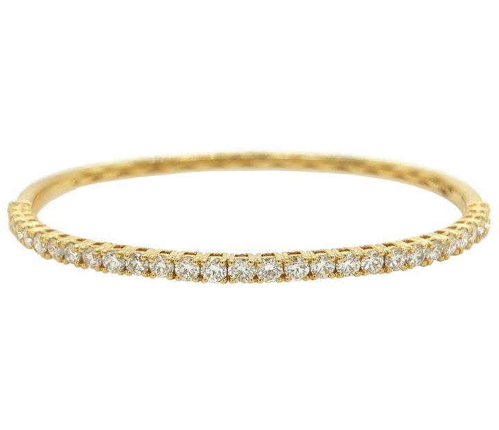 18kt Yellow Gold Diamond Bangle