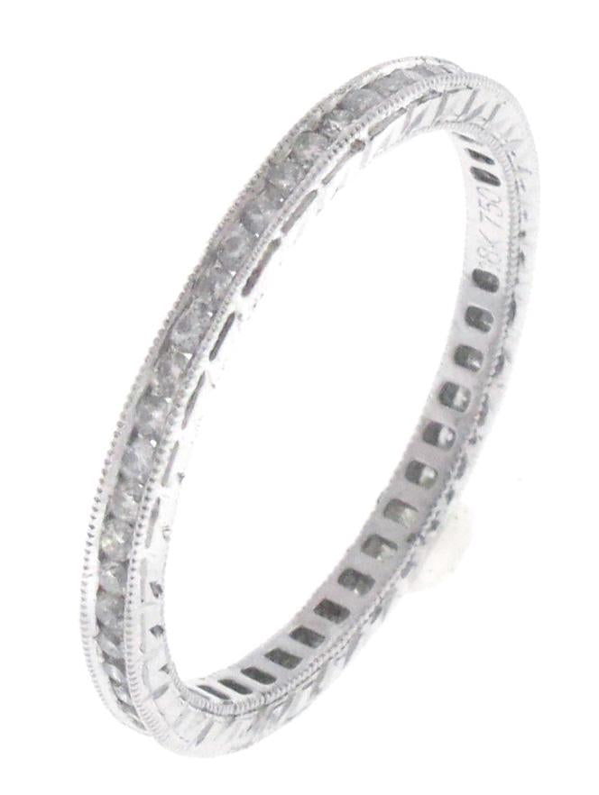 18kt White Gold Diamond Eternity Band
