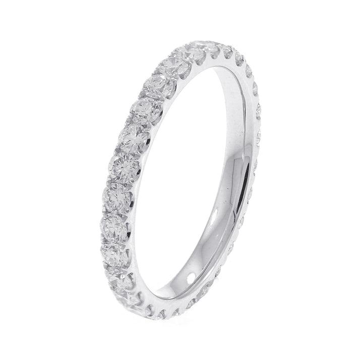 18kt White Gold Diamond Eternity Band