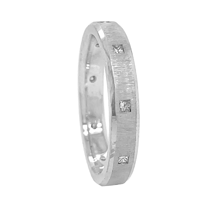 14kt White Gold Men's Wedding Band