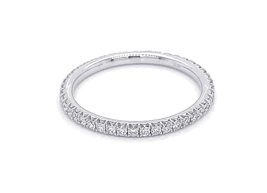 18kt White Gold Diamond Eternity Band