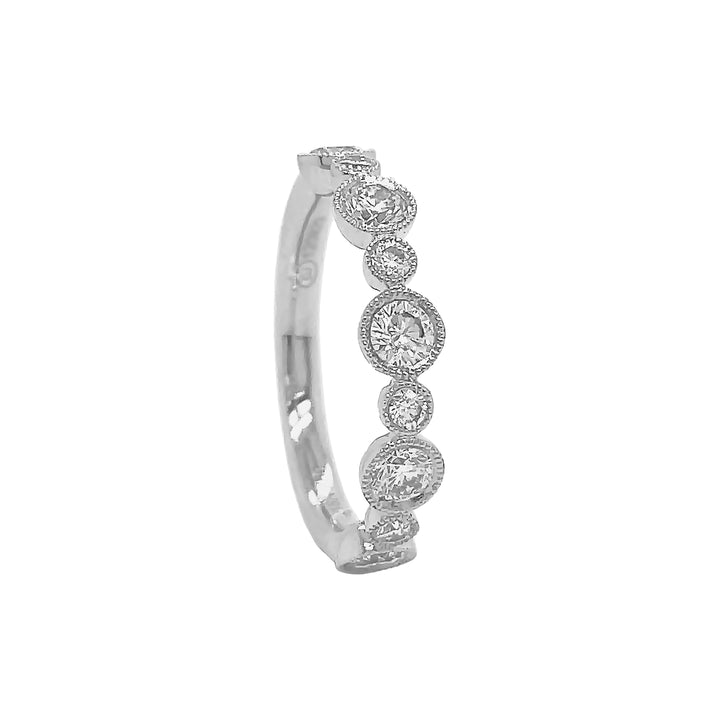 18kt White Gold Diamond Band