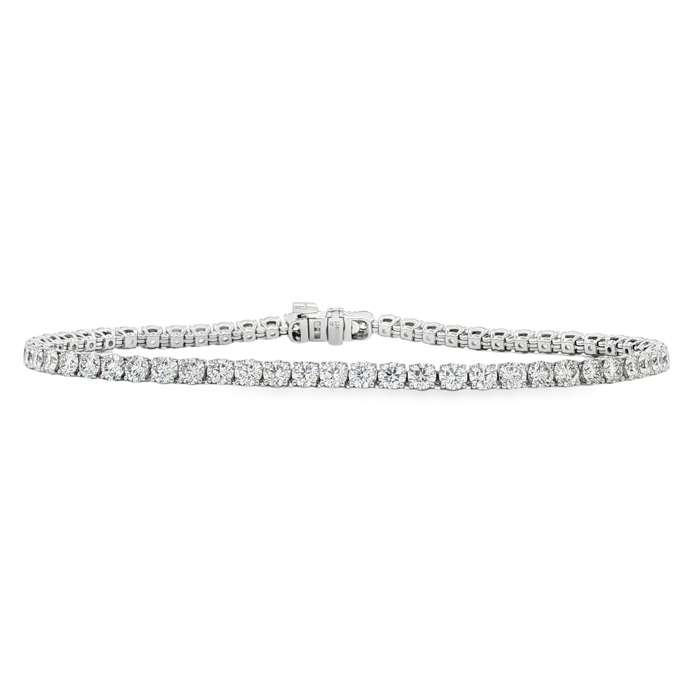 14kt White Gold Diamond Tennis Bracelet