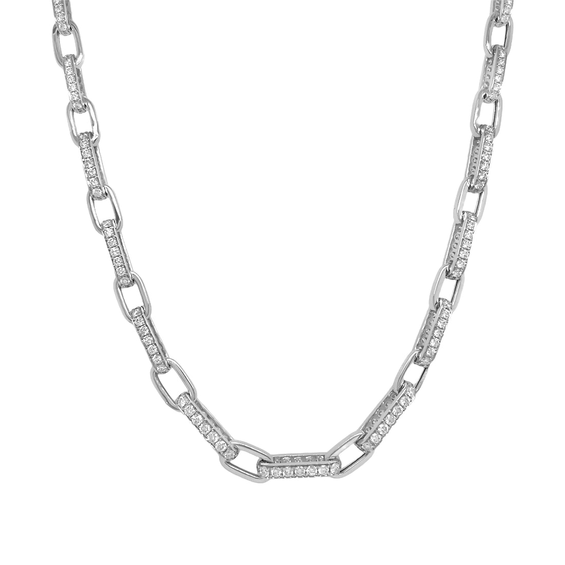 18kt White Gold Diamond Necklace