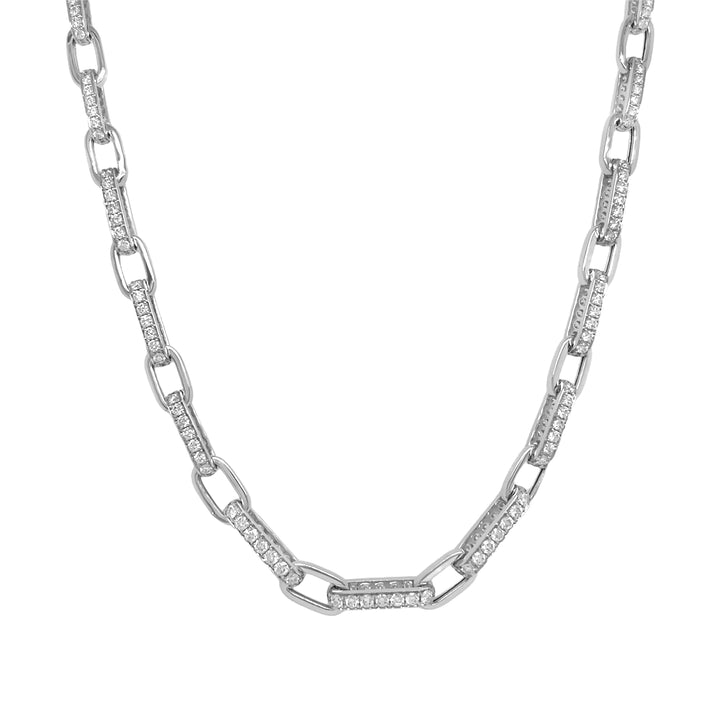 18kt White Gold Diamond Necklace