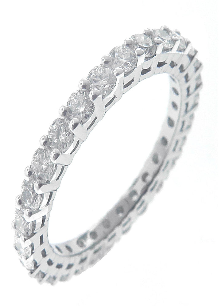 18kt White Gold Diamond Eternity Band