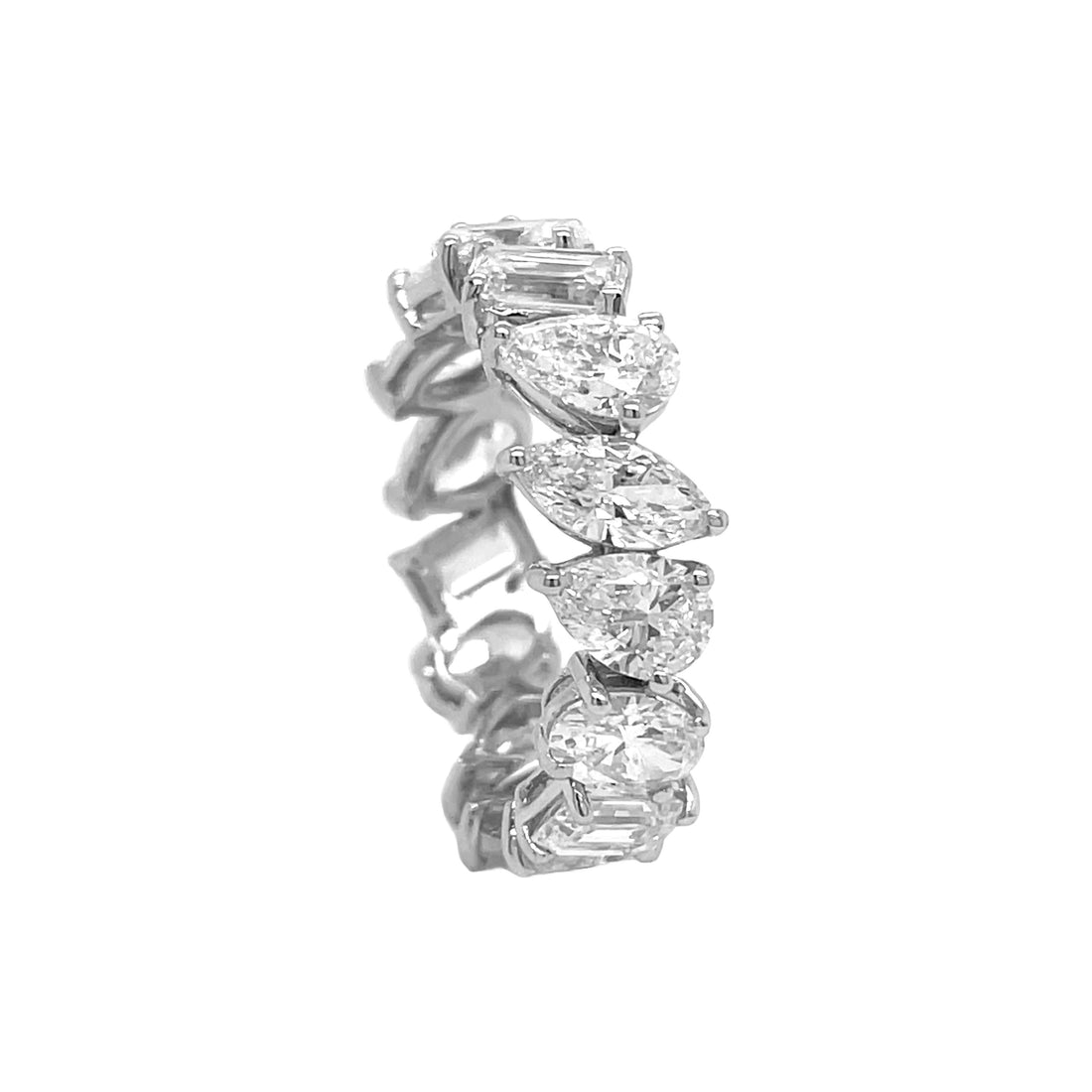 18kt White Gold Lab Diamond Eternity Band