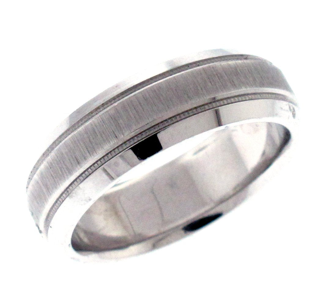 14kt White Gold Wedding Band