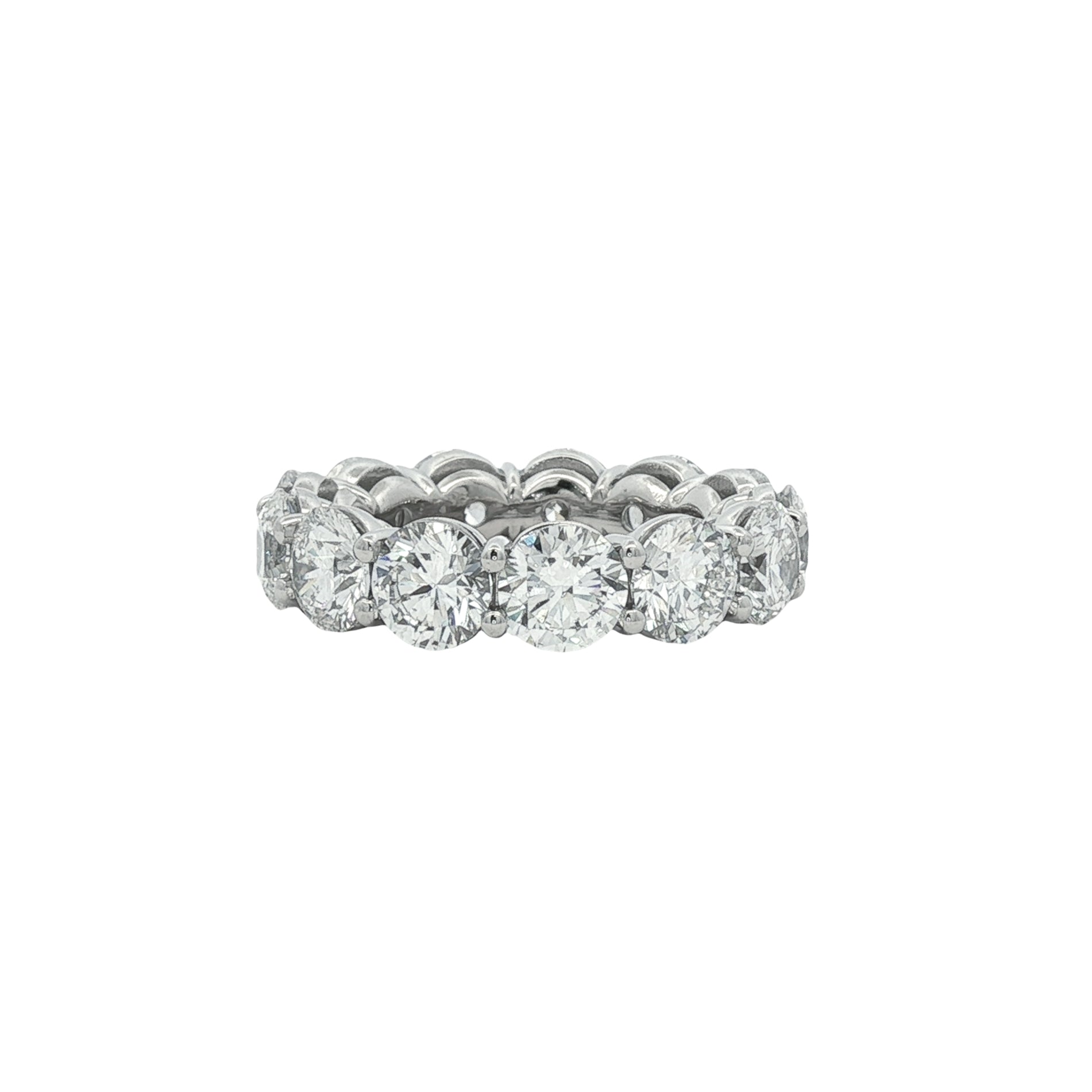 Platinum Lab Diamond Eternity Band