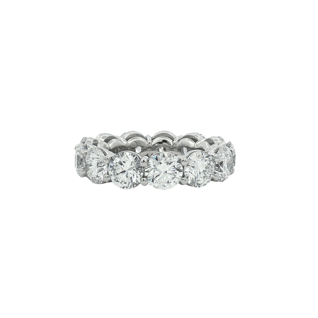 Platinum Lab Diamond Eternity Band