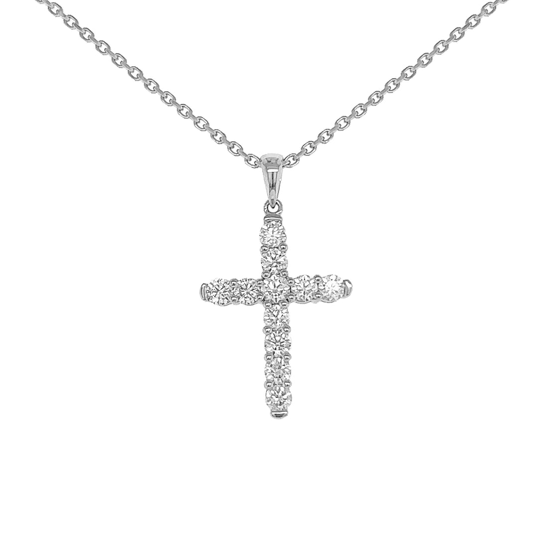 18kt White Gold Diamond Pendant