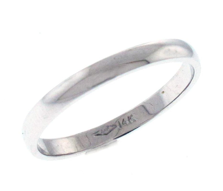 14kt White Gold Men's Wedding Band
