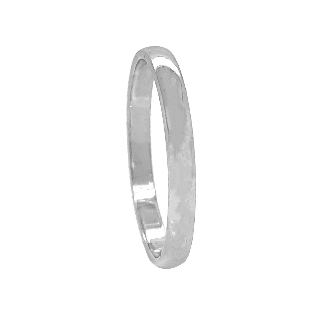 14kt White Gold Men's Wedding Band