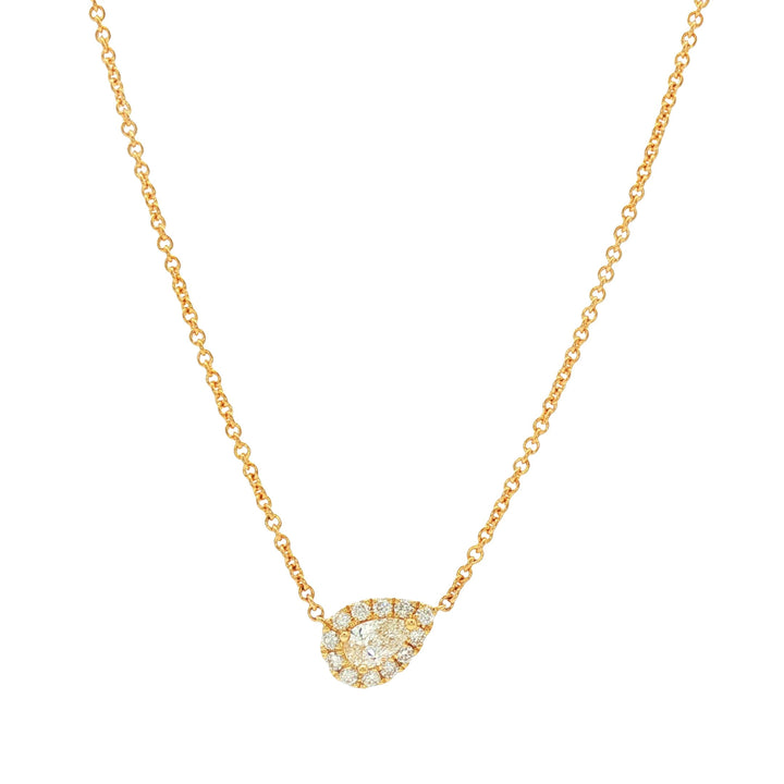18kt Yellow Gold Diamond Pendant