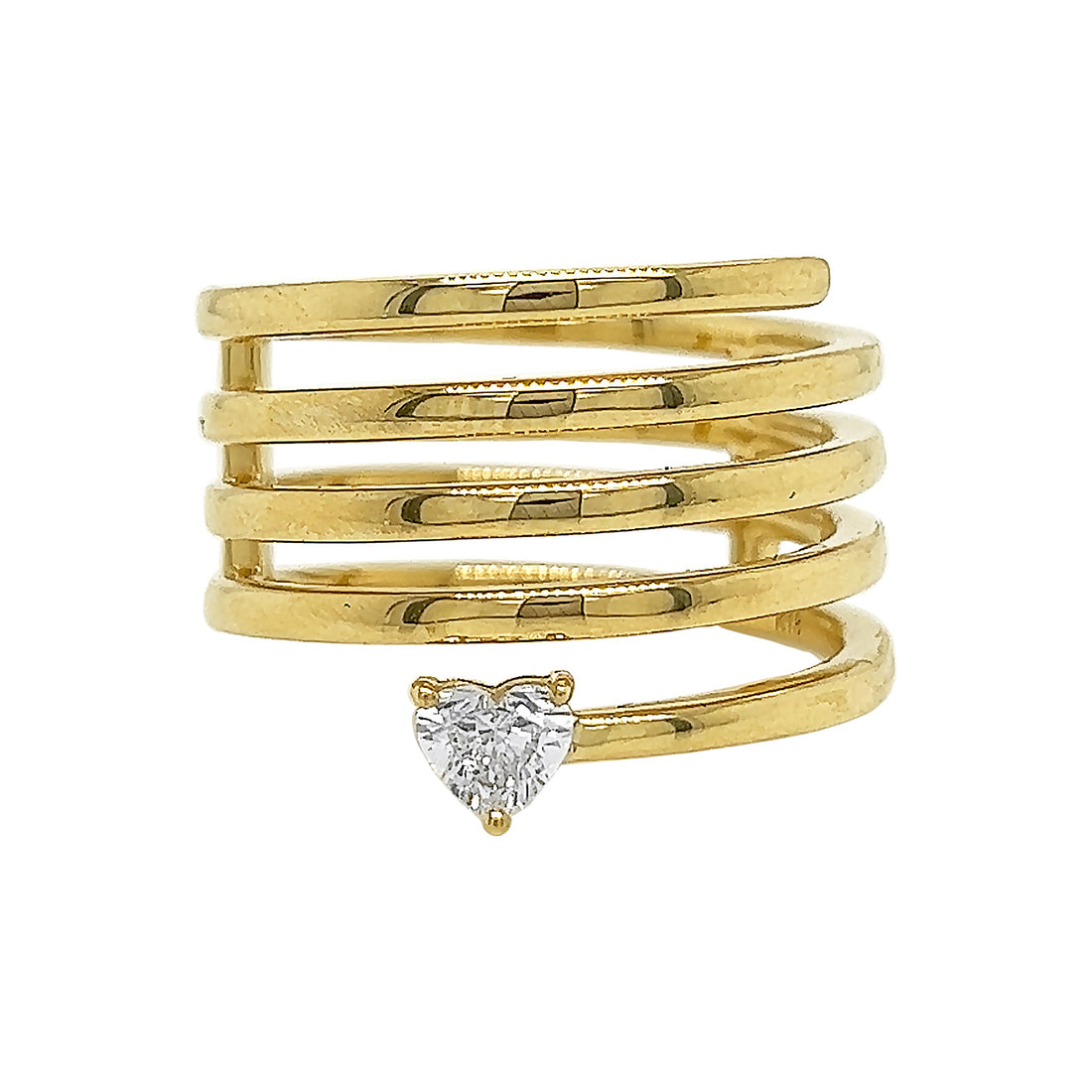 18kt Yellow Gold Diamond Ring