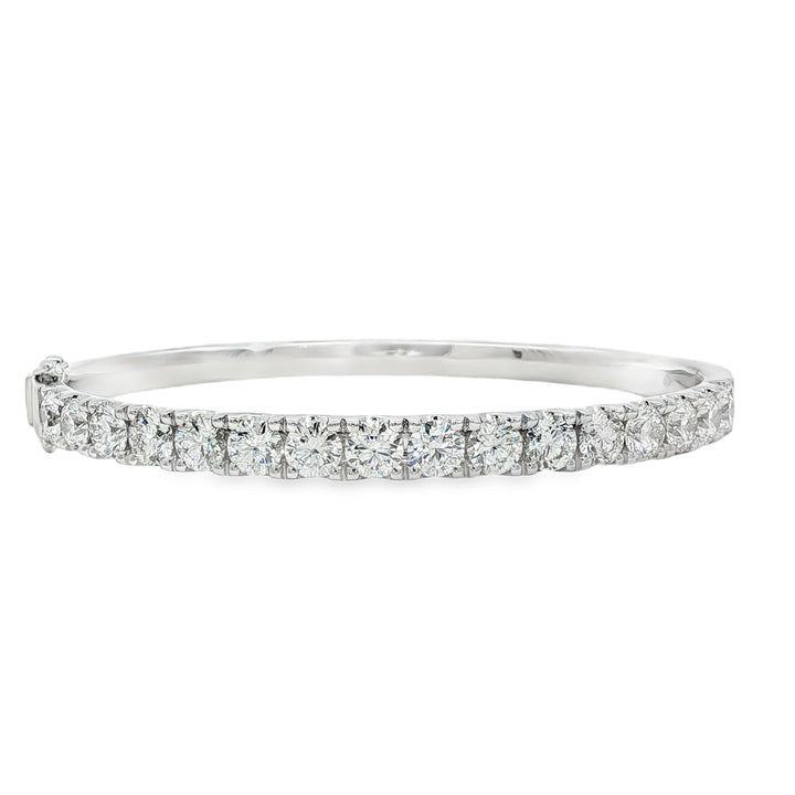 18kt White Gold Diamond Bangle