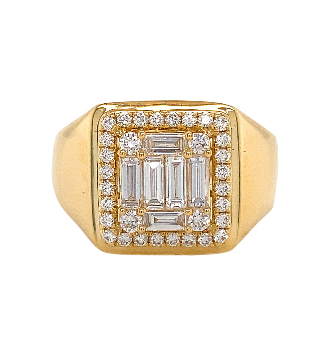 18kt Yellow Gold Diamond Ring