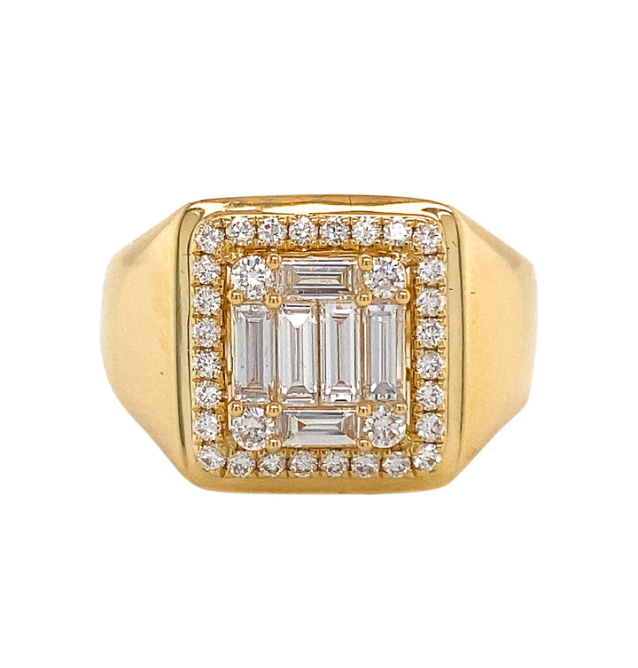18kt Yellow Gold Diamond Ring