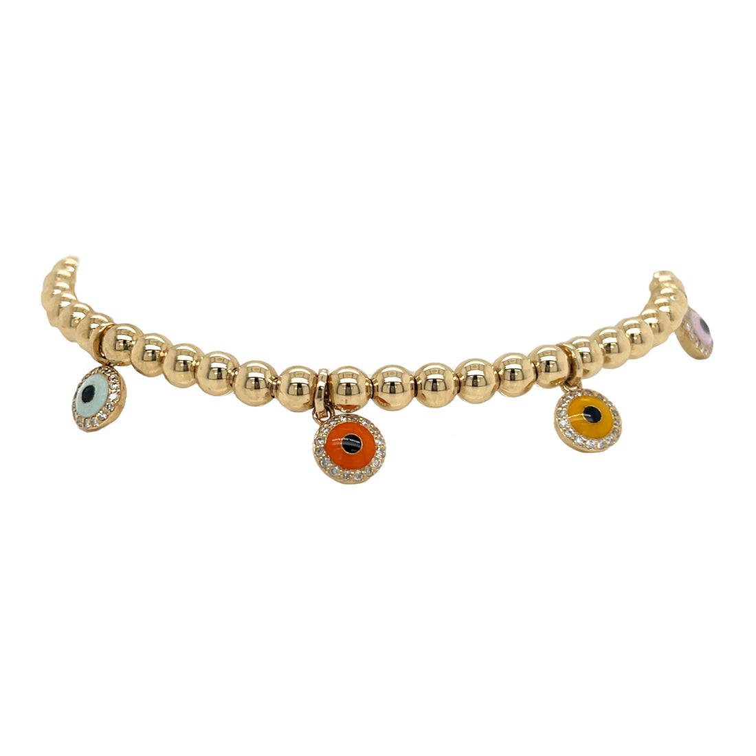 14kt Yellow Gold Diamond Bracelet