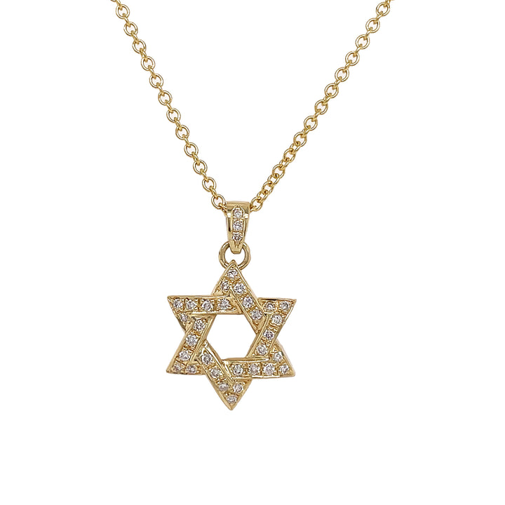 18kt Yellow Gold Diamond Pendant