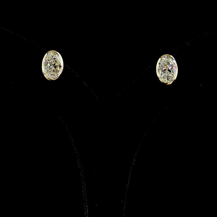 14kt Yellow Gold Lab Diamond Studs