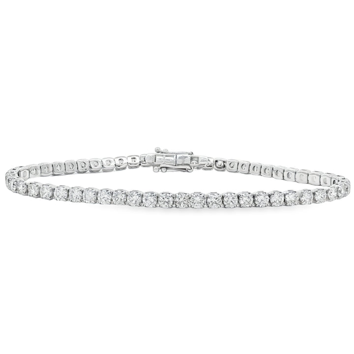 18kt White Gold Lab Diamond Tennis Bracelet