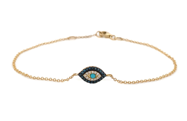 14kt Yellow Gold Diamond Bracelet
