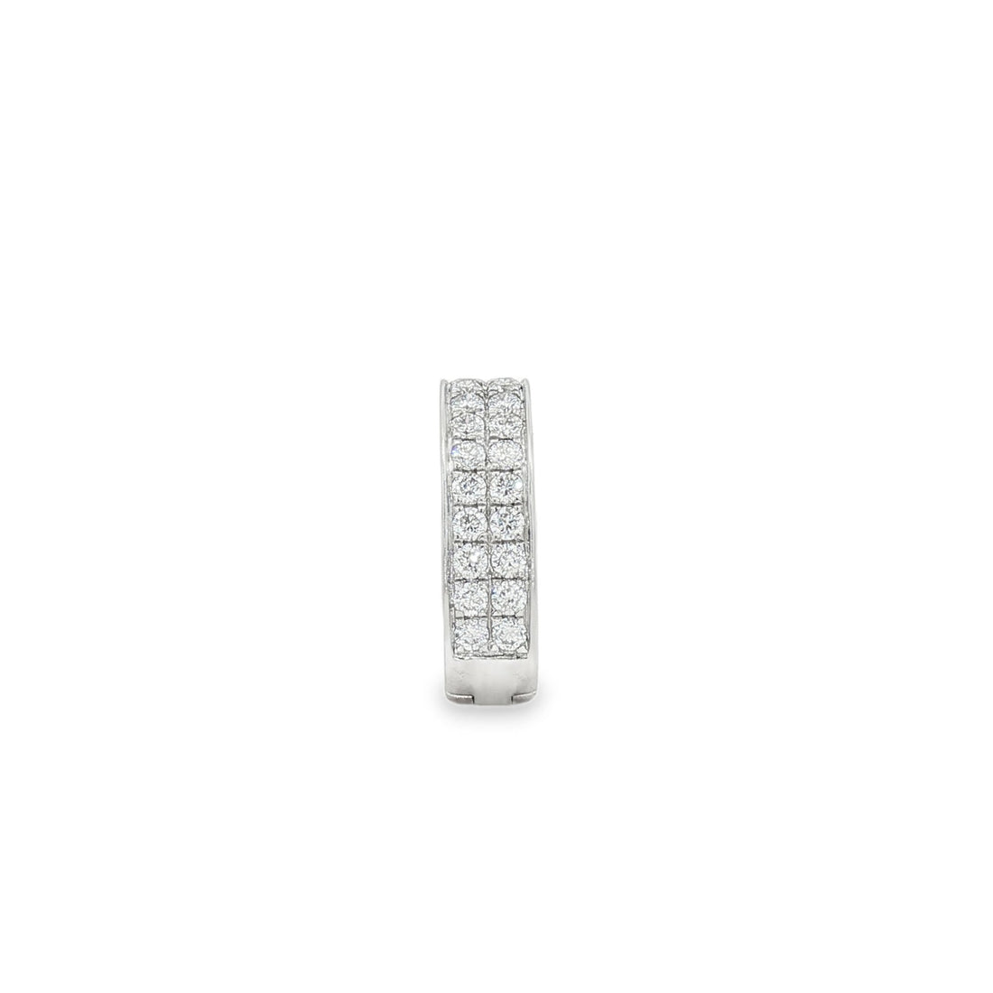 18kt White Gold Diamond Cuff Earring