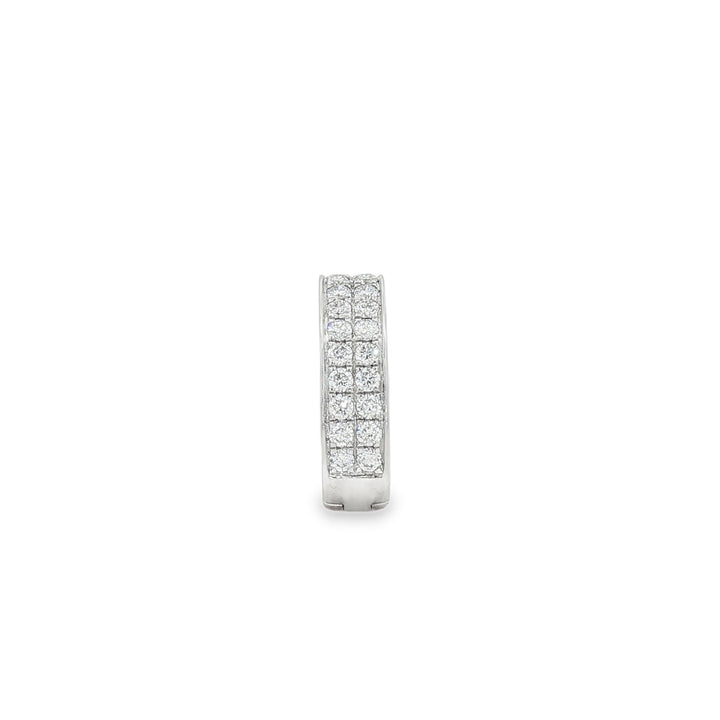 18kt White Gold Diamond Cuff Earring
