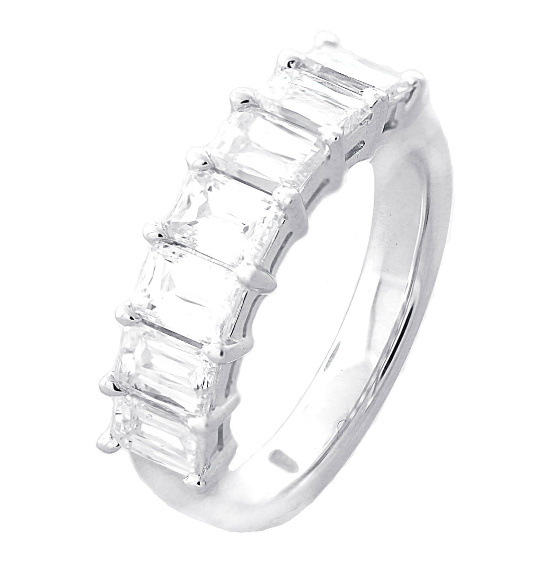 14kt White Gold Diamond Band