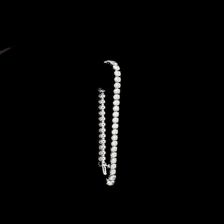 14kt White Gold Lab Diamond Tennis Bracelet