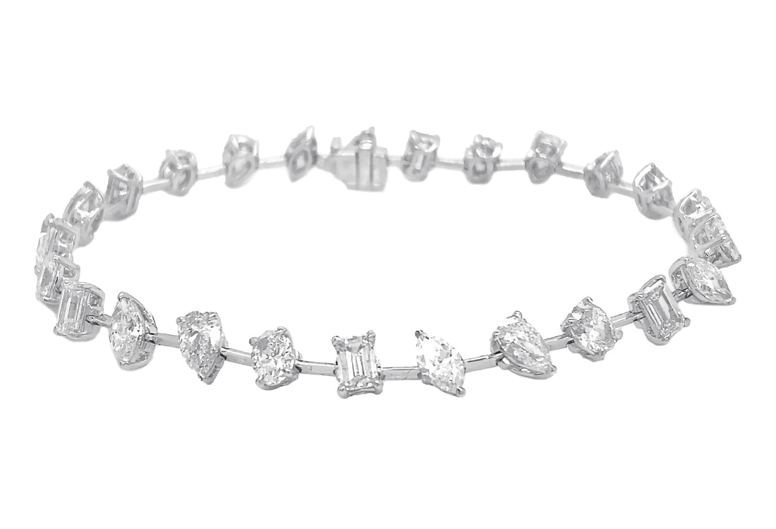 18kt White Gold Diamond Bracelet