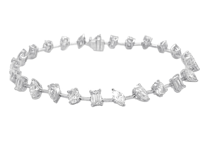 18kt White Gold Diamond Bracelet