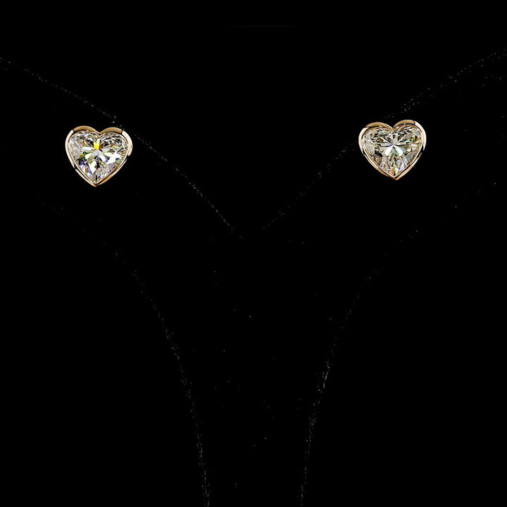 14kt Rose Gold Lab Diamond Studs