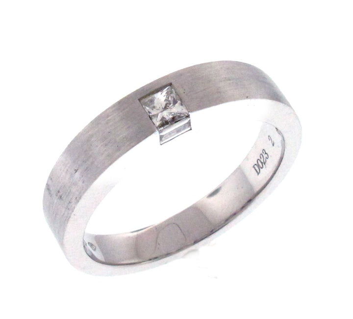 18kt White Gold Diamond Men's Band