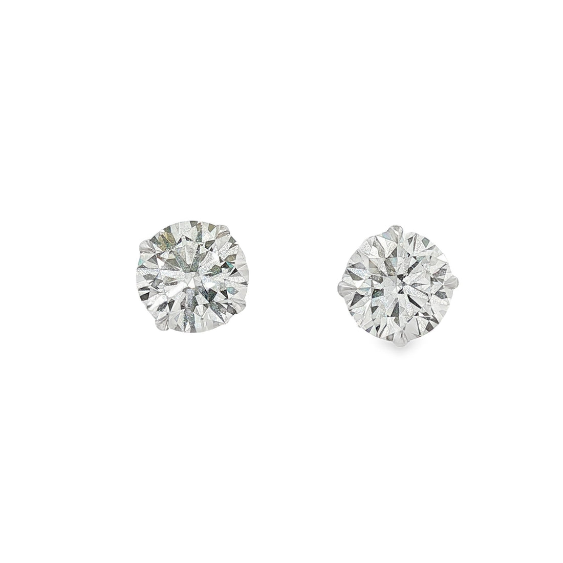 14kt White Gold Lab Diamond Studs