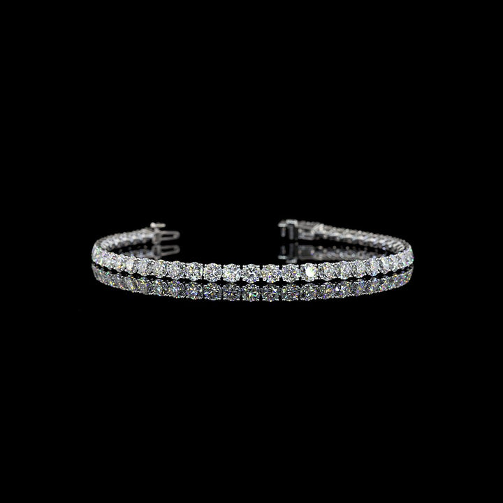 14kt White Gold Lab Diamond Tennis Bracelet