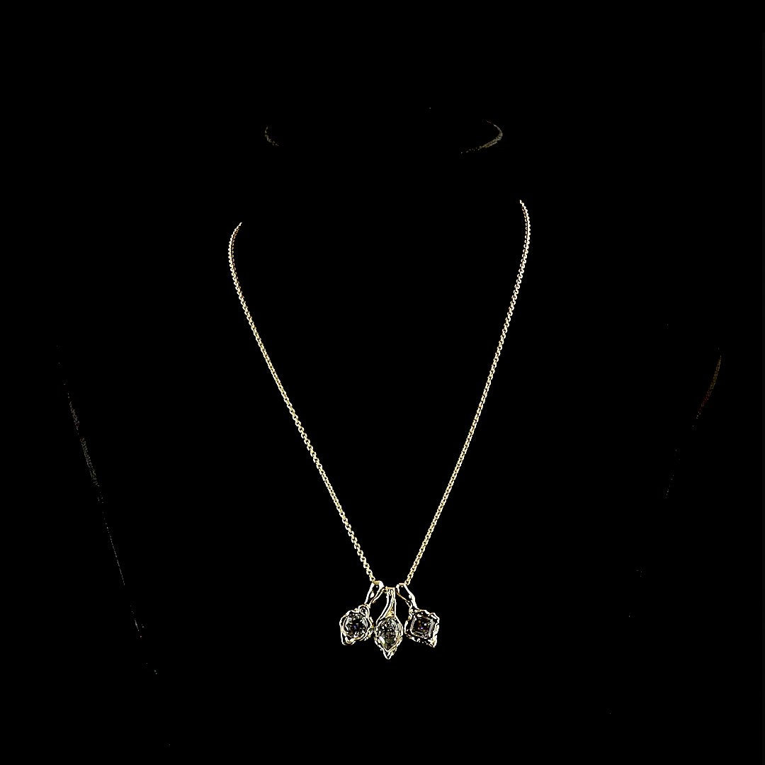 14kt Yellow Gold Lab Diamond Pendant