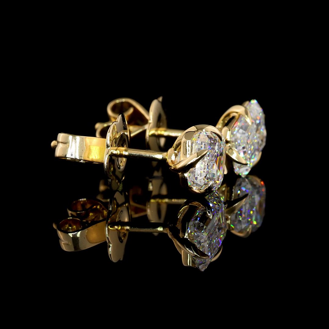 14kt Yellow Gold Lab Diamond Studs