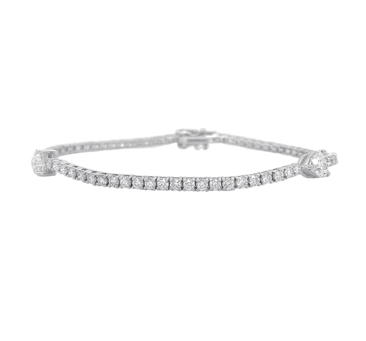 18kt White Gold Diamond Bracelet