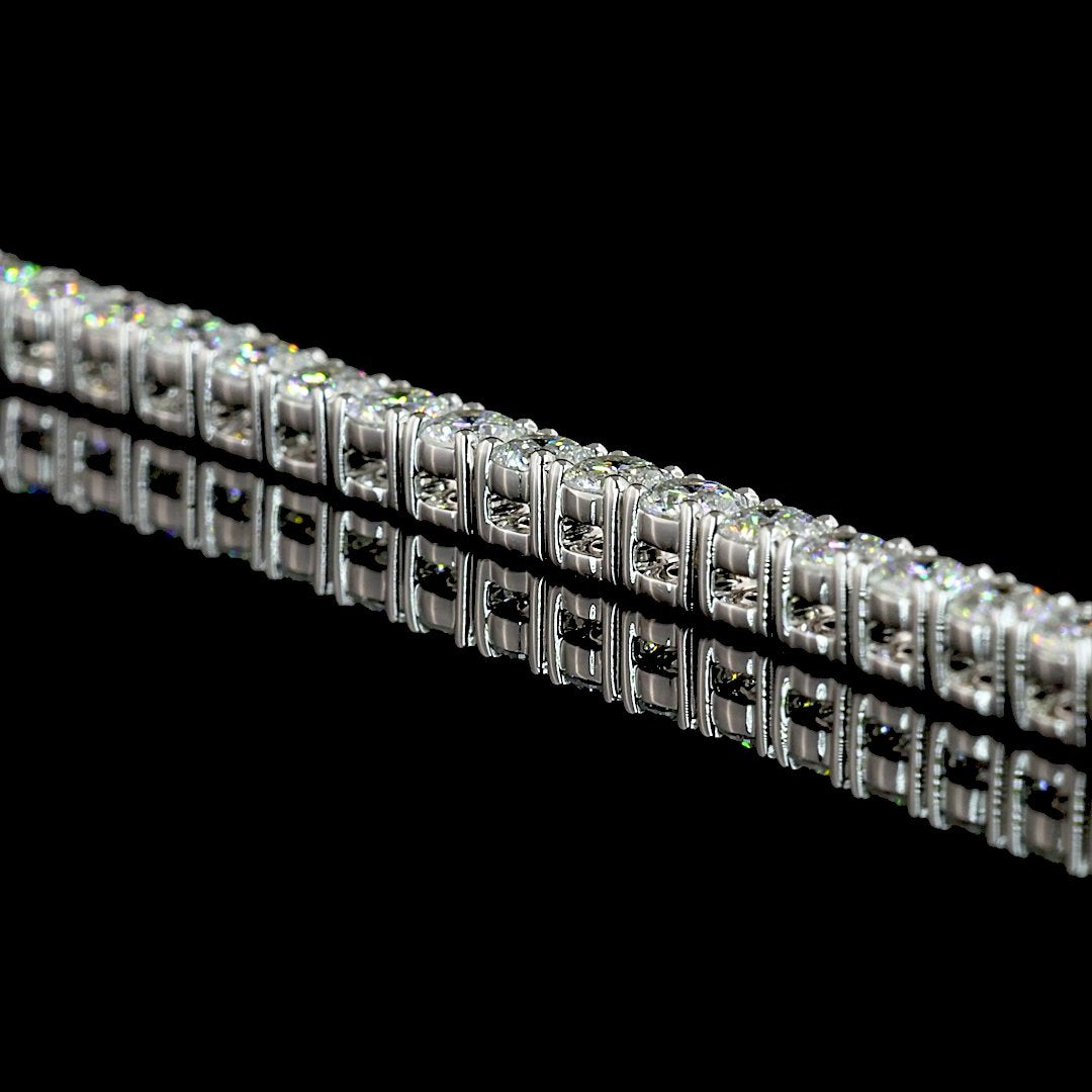 14kt White Gold Lab Diamond Tennis Necklace