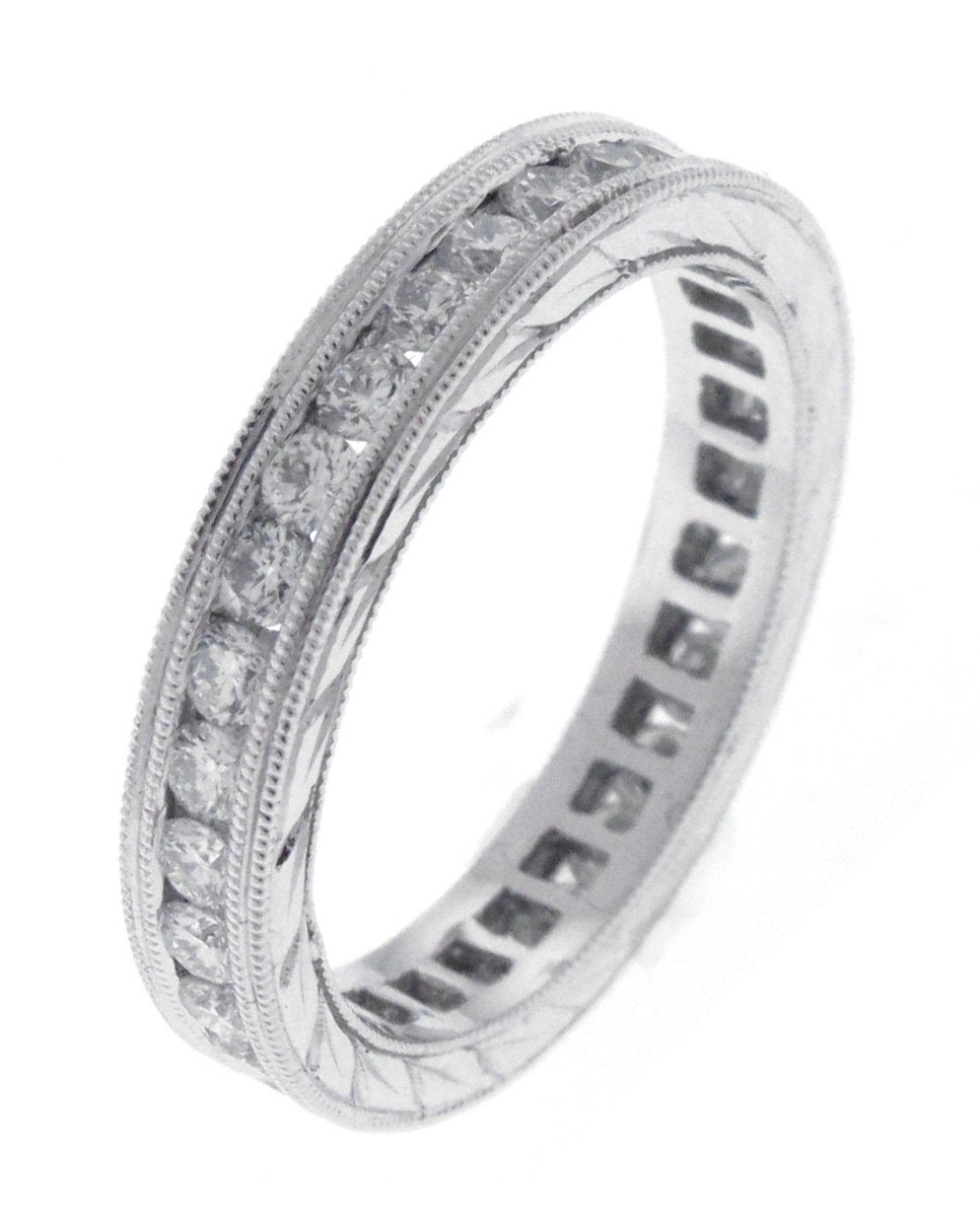 Platinum Diamond Eternity Band