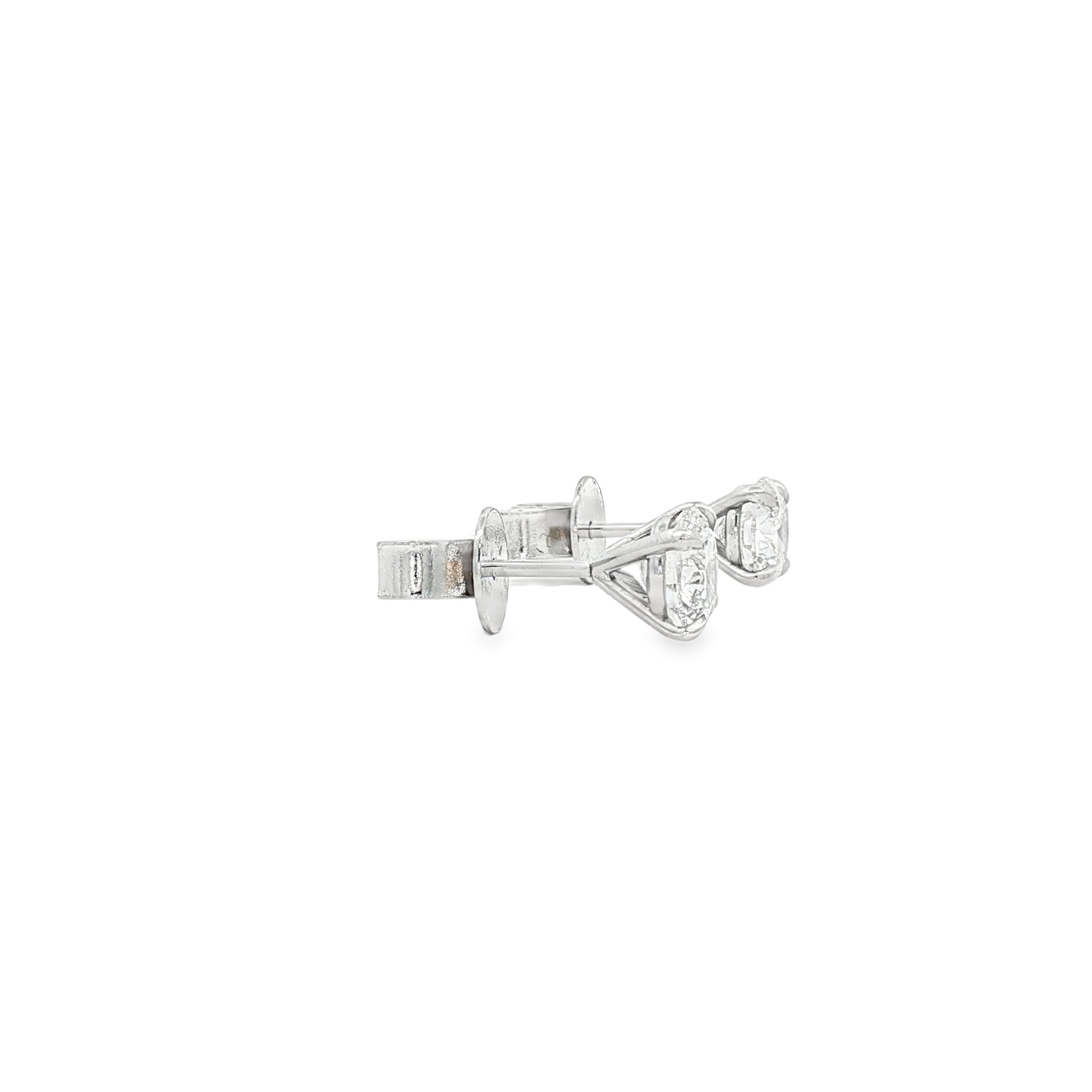 14kt White Gold Lab Diamond Studs