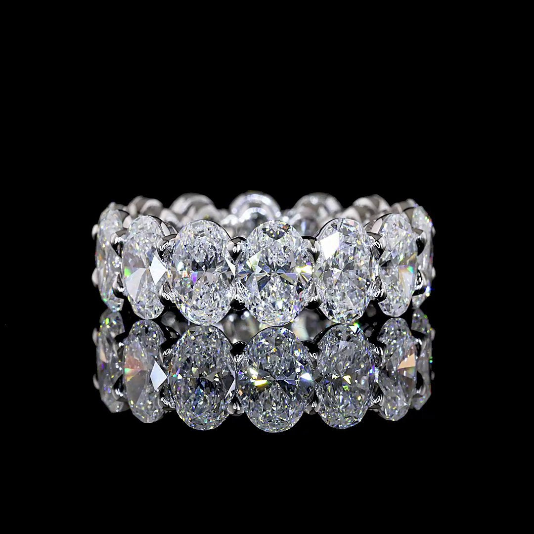 14kt White Gold Lab Diamond Eternity Band