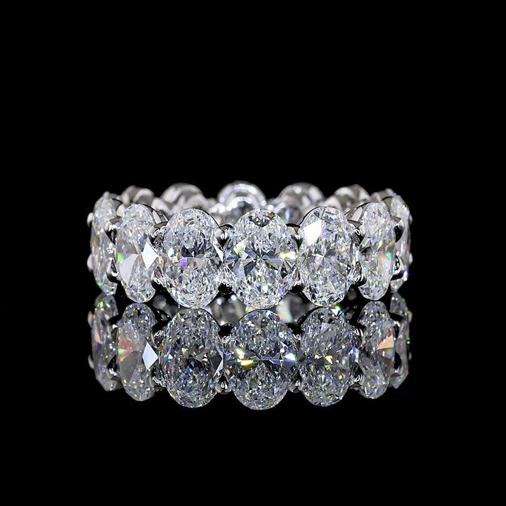 14kt White Gold Lab Diamond Eternity Band
