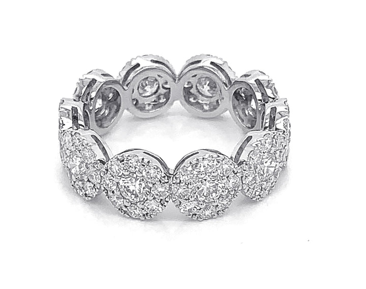 18kt White Gold Diamond Band