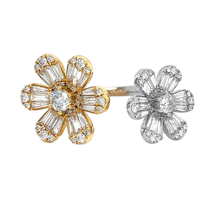 18kt White And Yellow Gold Diamond Ring