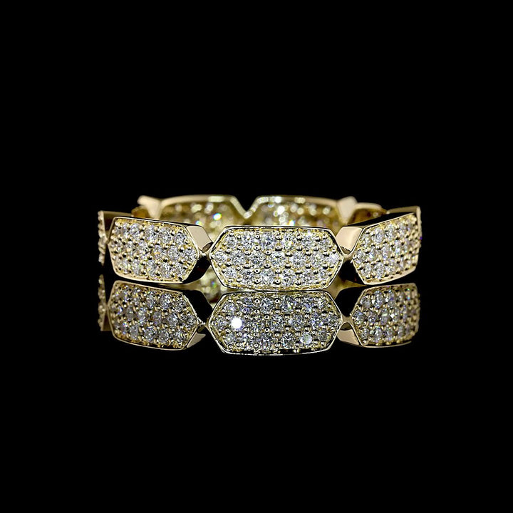14kt Yellow Gold Lab Diamond Eternity Band