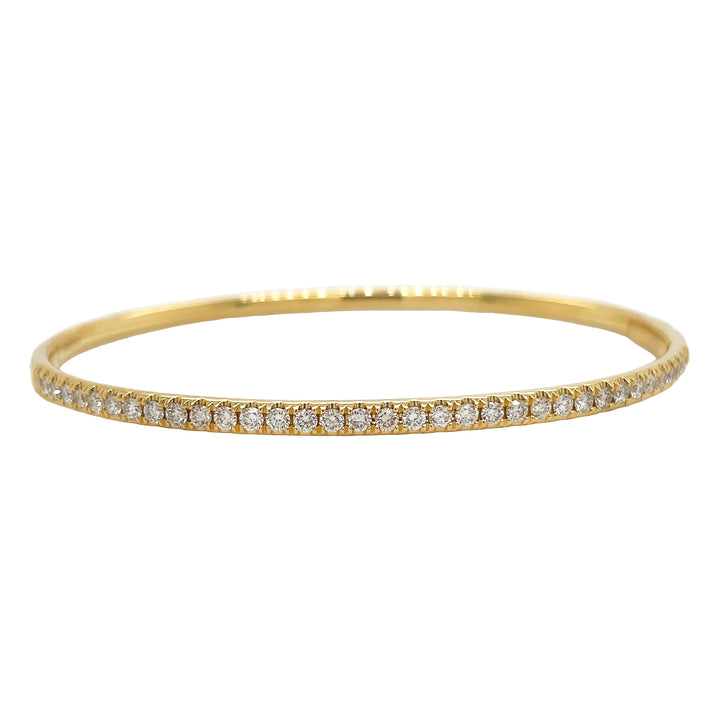 18kt Yellow Gold Diamond Bangle