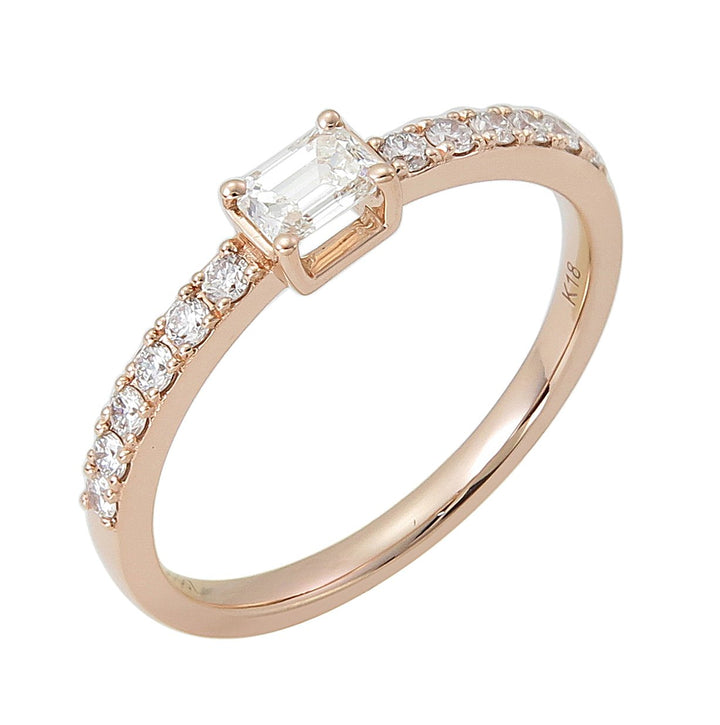 18kt Rose Gold Diamond Ring
